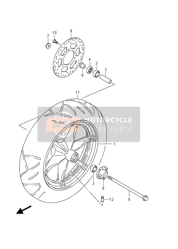 5473103H00, Distanzstueck, Suzuki, 0